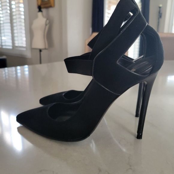 Gianmarco Lorenzi High Heel Pump Black Suede 39 - Picture 11 of 11